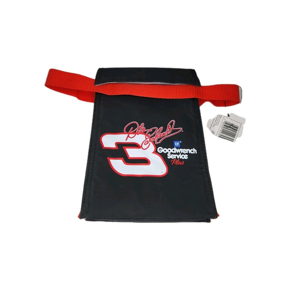 Vintage Dale Earnhardt Black Lunch Cooler Bag GM Goodwrench Service Plus NASCAR